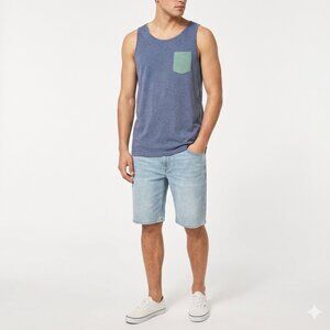 *Oakley Blue Tank Top